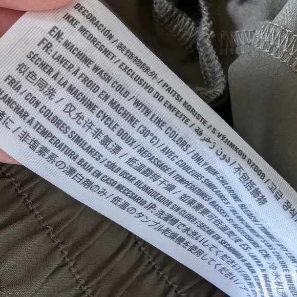 Abercrombie & Fitch Olive Traveler Jumpsuit Women's Sz Med Tall Lightweight - Picture 8 of 9